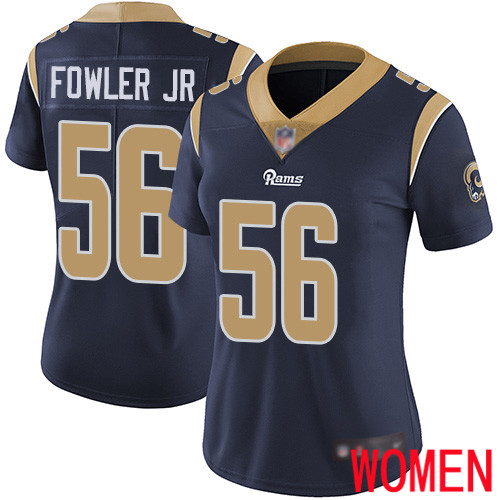 Los Angeles Rams Limited Navy Blue Women Dante Fowler Jr Home Jersey NFL Football #56 Vapor Untouchable